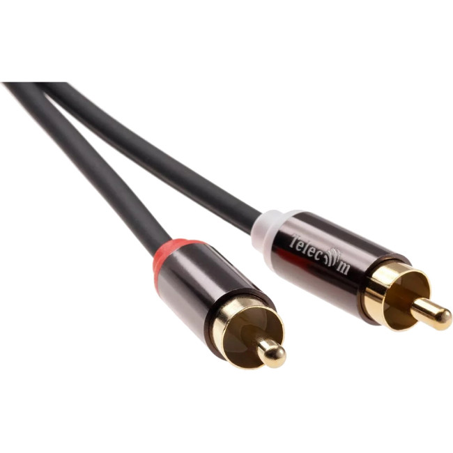 Кабель соединит 2xRCA (M) - 2xRCA (M),1.5m, TelecomPRO <TAV7158M-1.5M> VCOM TAV7158M-1.5M