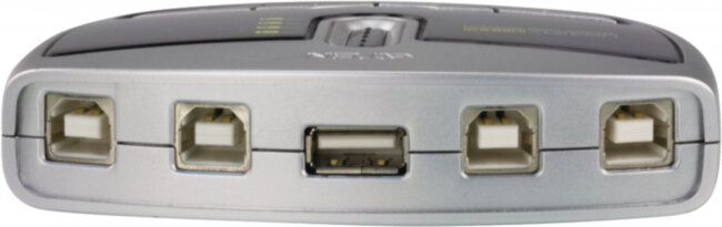 Переключатель, электрон., USB, 4> 1Устройства, с 1Шнуром A>B Male, (USB 2.0) ATEN US421A Переключатель, электрон., USB, 4> 1Устройства, с 1Шнуром A>B Male, (USB 2.0) ATEN US421A