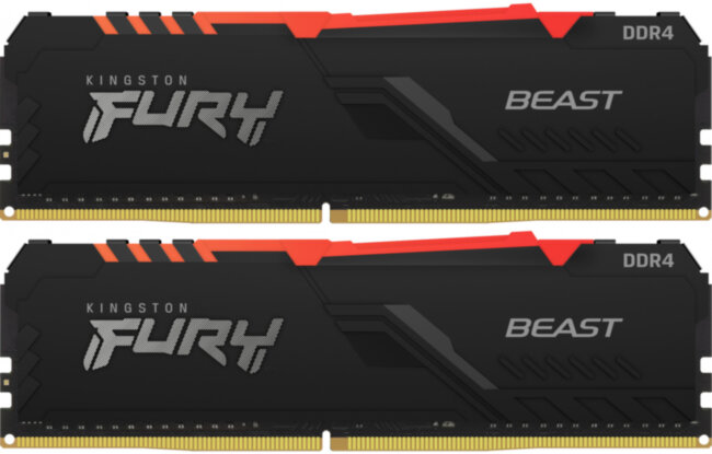 Память оперативная Kingston FURY Beast RGB KF436C18BBAK2/32