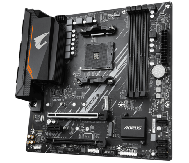 Материнская плата Gigabyte B550M AORUS ELITE (rev. 1.0)