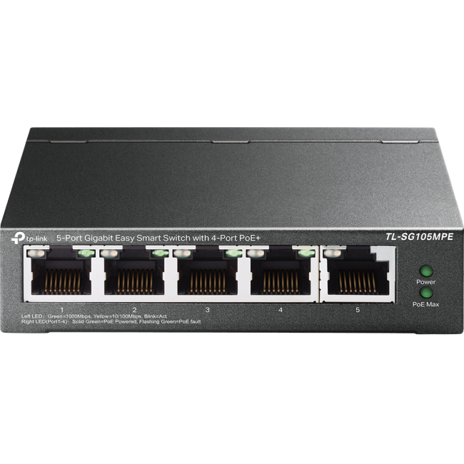 Коммутатор TP-Link TL-SG105MPE Коммутатор TP-Link TL-SG105MPE