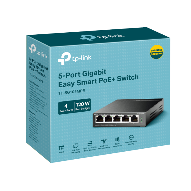 Коммутатор TP-Link TL-SG105MPE Коммутатор TP-Link TL-SG105MPE