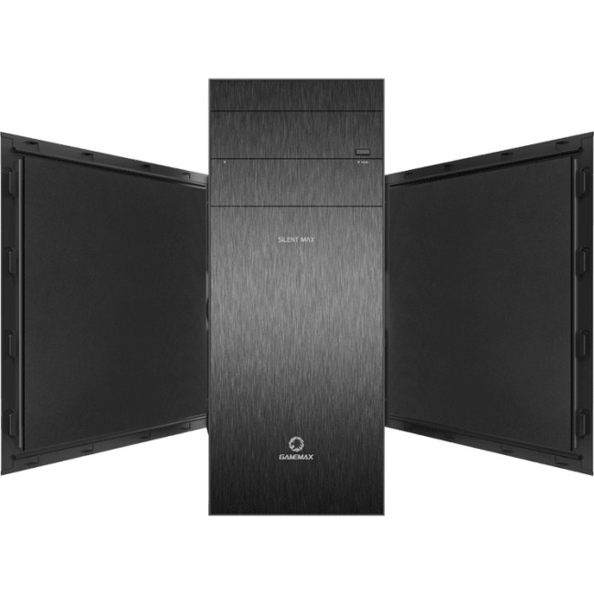 Компьютерный корпус, без блока питания ATX GameMax Silent Max Компьютерный корпус, без блока питания ATX GameMax Silent Max