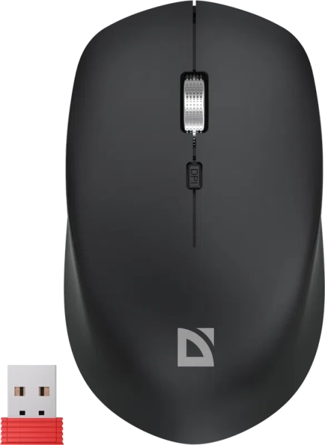 Defender Беспроводная оптическая мышь Velvet MB-406 черн,2.4ГГц+BT,1600dpi,4кн,АКБ Defender 52406