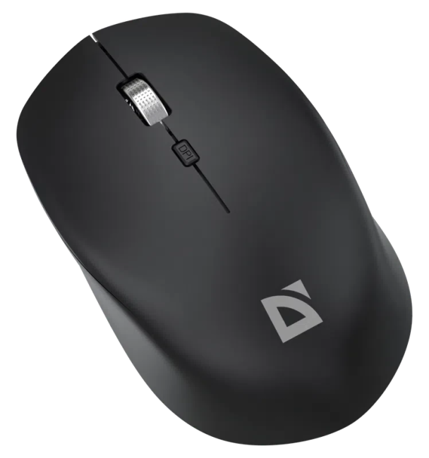 Defender Беспроводная оптическая мышь Velvet MB-406 черн,2.4ГГц+BT,1600dpi,4кн,АКБ Defender 52406