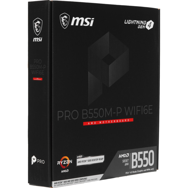 Материнская плата MSI PRO B550M-P WIFI6E