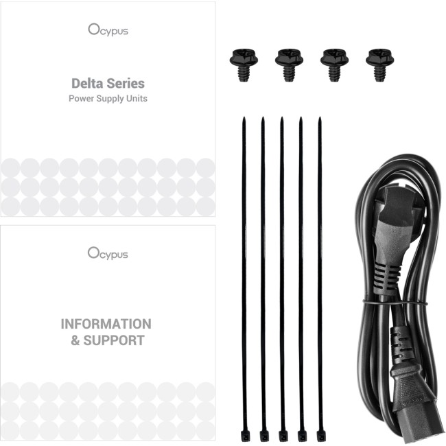 Блок питания ПК Ocypus Delta-P750-B1FDBK024X-EU Блок питания ПК Ocypus Delta-P750-B1FDBK024X-EU