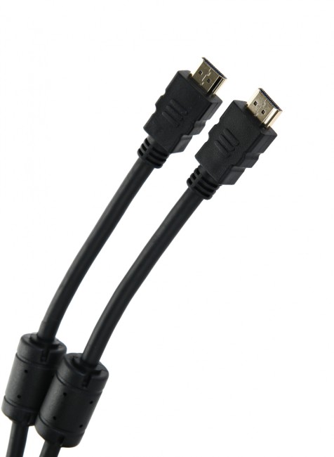 Кабель HDMI 19M/M+2 фильтра 1.4V+3D/Ethernet AOpen/Qust <ACG511D-15M> 15m AOpen HDMI (m) - HDMI (m) 15м