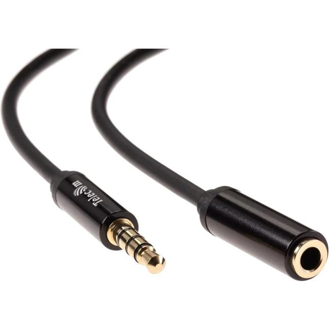 Кабель удлинит 3.5 Jack (M) - 3.5 Jack (F), 1м Telecom PRO <TAV7179M-1M> VCOM TAV7179M-1M