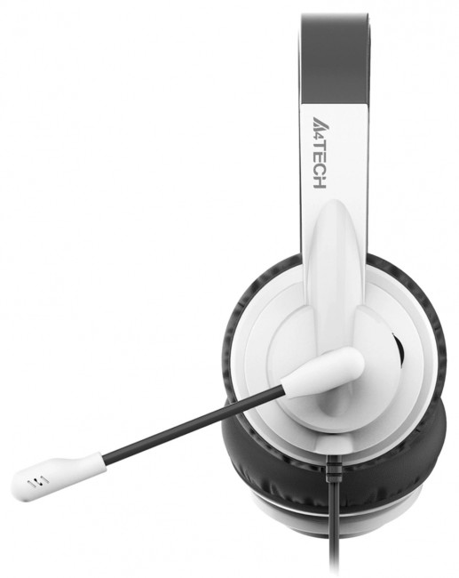 Наушники с микрофоном A4Tech HU-10/USB/BLACK+WHITE Наушники с микрофоном A4Tech HU-10/USB/BLACK+WHITE