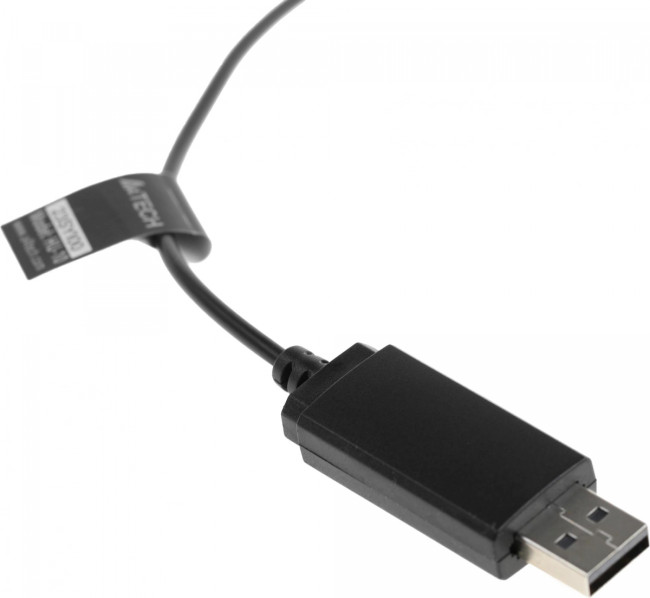 Наушники с микрофоном A4Tech HU-10/USB/BLACK+WHITE Наушники с микрофоном A4Tech HU-10/USB/BLACK+WHITE