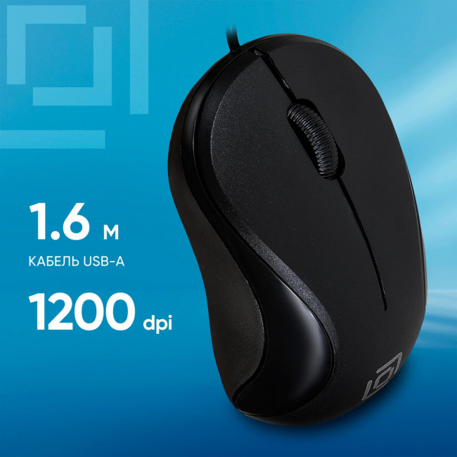 Мышь Oklick 115S черный оптическая 1200dpi USB для ноутбука 3but (711636) Oklick 711636 Мышь Oklick 115S черный оптическая 1200dpi USB для ноутбука 3but (711636) Oklick 711636