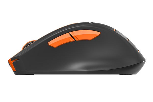 Мышь A4Tech Fstyler FG30S серый/оранжевый оптич. 2000dpi silent беспров. USB 6but (FG30S ORANGE) A4Tech FG30S ORANGE