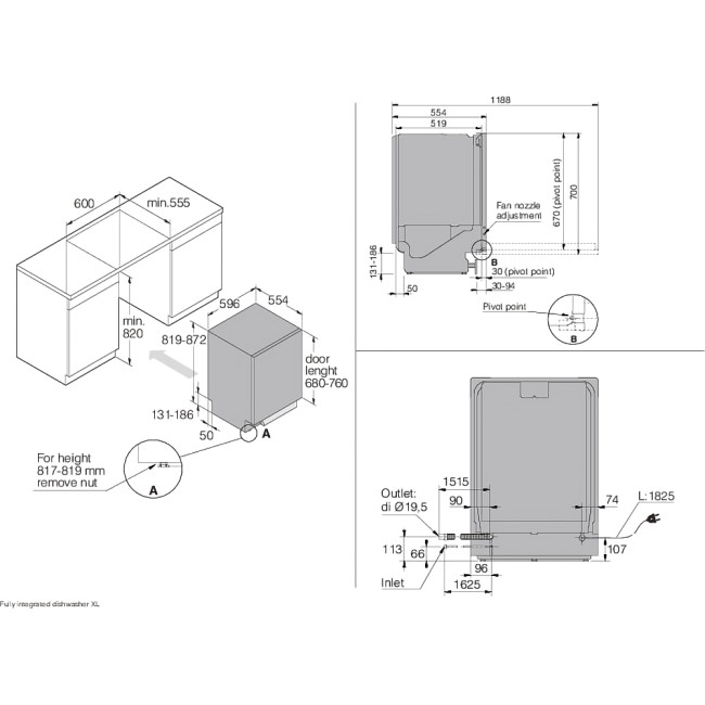 Встраиваемая посудомоечная машина ASKO ASKO DSD747U