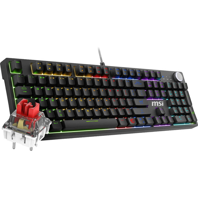 Клавиатуры MSI FORGE GK320 RED (S11-04RU259-HH9) Клавиатуры MSI FORGE GK320 RED (S11-04RU259-HH9)
