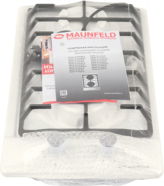 Газовая варочная панель MAUNFELD Maunfeld EGHE.32.63CBG/G