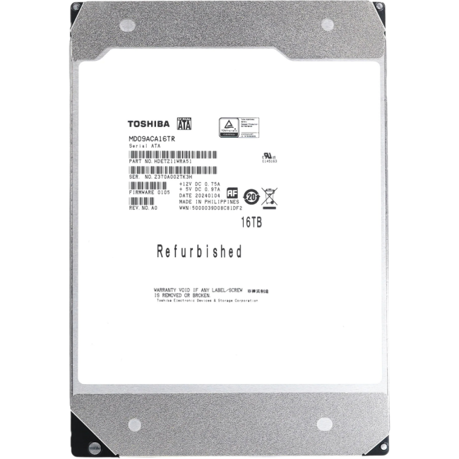 Жесткий диск Toshiba MD09ACA16TR Жесткий диск Toshiba MD09ACA16TR