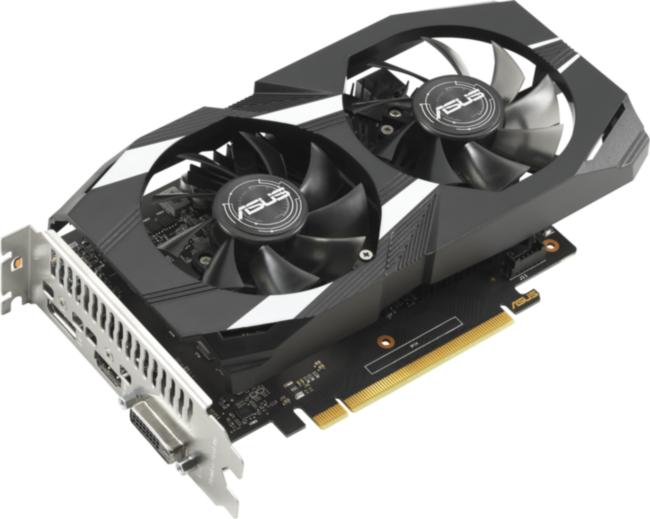 Видеокарта ASUS DUAL-GTX1650-O4GD6-P-V2 Видеокарта ASUS DUAL-GTX1650-O4GD6-P-V2