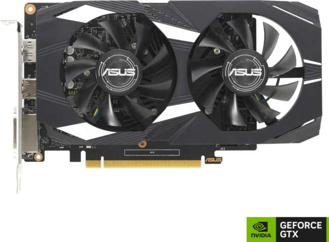 Видеокарта ASUS DUAL-GTX1650-O4GD6-P-V2 Видеокарта ASUS DUAL-GTX1650-O4GD6-P-V2