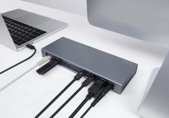 2-Порта  Thunderbolt 3.0 прибор совместного использования ATEN UH7230