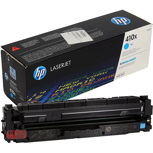 Тонер-картридж HP 410X Cyan Original LaserJet Toner Cartridge (CF411X)