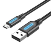 Кабель Vention USB 2.0 AM/micro B 5pin - 2м Черный Vention COLBH