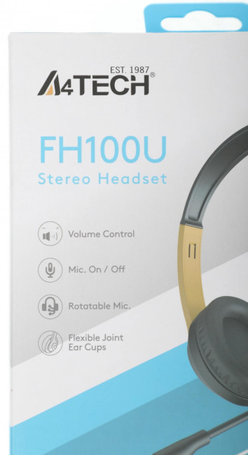 Наушники с микрофоном A4Tech FH100U (BUMBLEBEE)