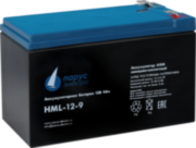 Батарея Парус Электро, профессиональная серия HML-12-9, напряжение 12В, емкость 9Ач (разряд 20 часов), макс. ток разряда (5сек) 135А, макс. ток заряда 3.6А, свинцово-кислотная типа AGM, клеммы F2, ДхШхВ 151х65х94мм., полная высота с клеммами 101мм., вес 2 Батарея Парус Электро, профессиональная серия HML-12-9, напряжение 12В, емкость 9Ач (разряд 20 часов), макс. ток разряда (5сек) 135А, макс. ток заряда 3.6А, свинцово-кислотная типа AGM, клеммы F2, ДхШхВ 151х65х94мм., полная высота с клеммами 101мм., вес 2
