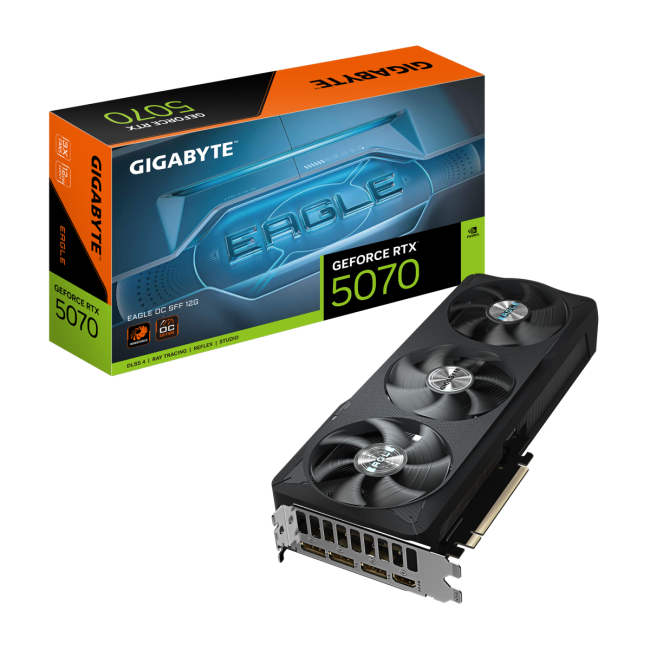 Видеокарта GIGABYTE GV-N5070EAGLE OC-12GD Видеокарта GIGABYTE GV-N5070EAGLE OC-12GD