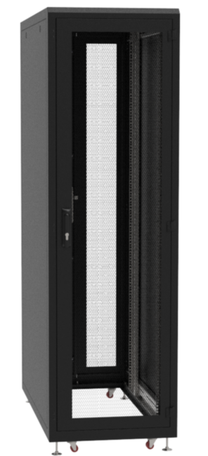 Напольный 19" серверный шкаф MIROTEK 42U,ширина 600мм, глубина 1050мм, двери вентилируемые 86%перфорации: спереди одностворчатая, сзади двухстворчатая,грузоподъемность 1500кг, ролики, цвет RAL9005 (черный) MIROTEK МИР MIR3100 Напольный 19" серверный шкаф MIROTEK 42U,ширина 600мм, глубина 1050мм, двери вентилируемые 86%перфорации: спереди одностворчатая, сзади двухстворчатая,грузоподъемность 1500кг, ролики, цвет RAL9005 (черный) MIROTEK МИР MIR3100
