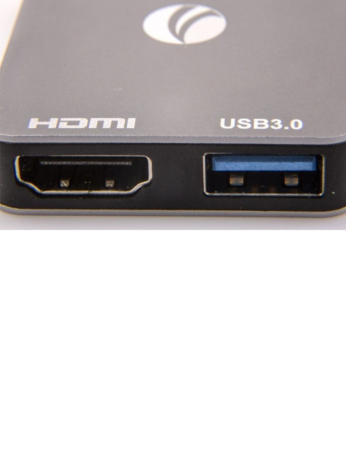 Aдаптер USB3.1 Type-CM-->HDMI A(f) 4K@60 Hz+USB3.0+PD charging, Aluminum Shell,VCOM <CU454> VCOM USB 3.2 Type-C (m) - HDMI (f),USB 3.2 Type-AF,USB 3.2 Type-C (f)