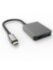 Aдаптер USB3.1 Type-CM-->HDMI A(f) 4K@60 Hz+USB3.0+PD charging, Aluminum Shell,VCOM <CU454> VCOM USB 3.2 Type-C (m) - HDMI (f),USB 3.2 Type-AF,USB 3.2 Type-C (f)
