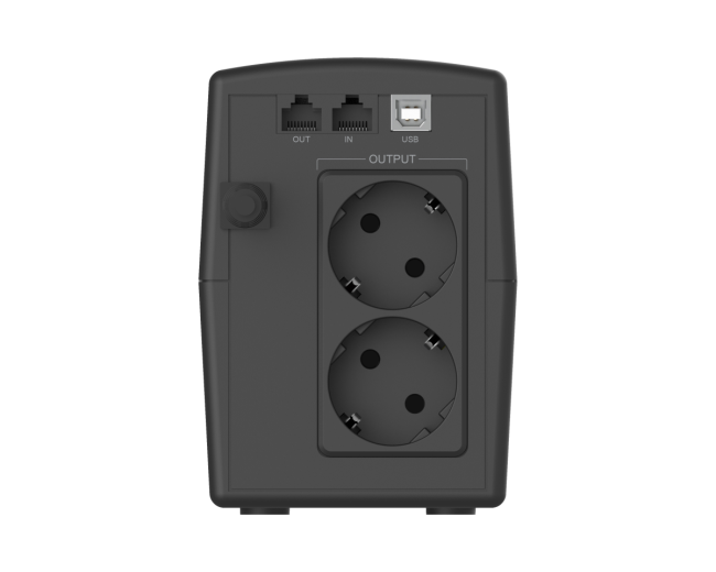 Башенный линейно-интерактивный ИБП CBR QTM-850T-2F-LCUC