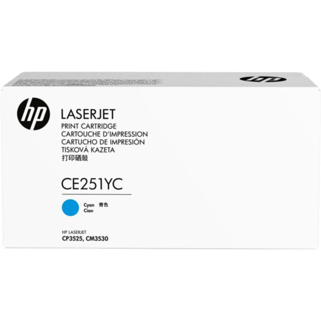 Тонер-картридж HP 504Y Cyan Contract Original LaserJet Toner Cartridge (CE251YC)