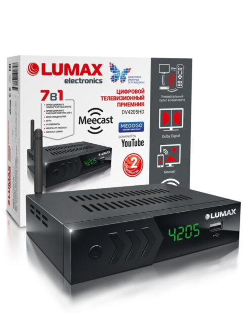 Приставка DVB-T2 LUMAX Lumax DV4205HD Приставка DVB-T2 LUMAX Lumax DV4205HD