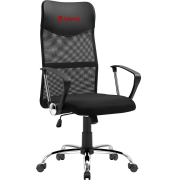 Defender Офисное кресло ATX Черный,сетка,хром.крестовина Defender 64338 Defender Офисное кресло ATX Черный,сетка,хром.крестовина Defender 64338