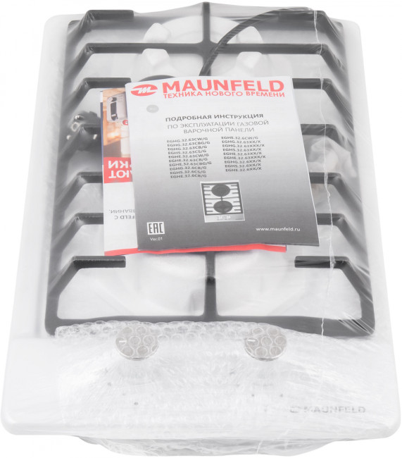 Газовая варочная панель MAUNFELD Maunfeld EGHE.32.63CW/G