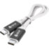 GCR Кабель USB 3.1 Type C-С  1.0m белый, 100W/20V/5A, M/M, TPE, AL сase черный, белый ПВХ, экран, армированный, GCR-50866 Кабель Greenconnect 1 м (GCR-50866)