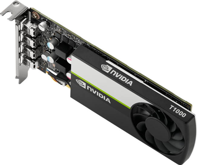 Видеокарта PNY NVIDIA T1000, 8 GB GDDR6 Видеокарта PNY NVIDIA T1000, 8 GB GDDR6