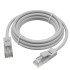 GCR Патч-корд прямой 14.0m UTP кат.5e, серый, позолоченные контакты, 24 AWG, литой, ethernet high speed 1 Гбит/с, RJ45, T568B, GCR-51517 Greenconnect RJ45(m) - RJ45(m) Cat. 5e UTP  14м серый