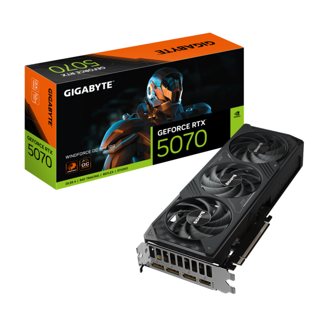 Видеокарта GIGABYTE GV-N5070WF3OC-12GD Видеокарта GIGABYTE GV-N5070WF3OC-12GD
