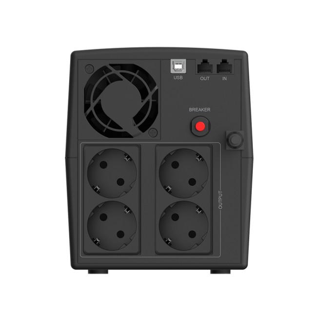 Башенный линейно-интерактивный ИБП CBR QTM-1200T-4F-LCUC