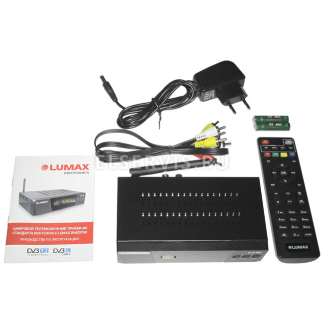 Приставка DVB-T2 LUMAX Приставка DVB-T2/C с медиаплеером LUMAX DV4207HD GX3235S Приставка DVB-T2 LUMAX Приставка DVB-T2/C с медиаплеером LUMAX DV4207HD GX3235S