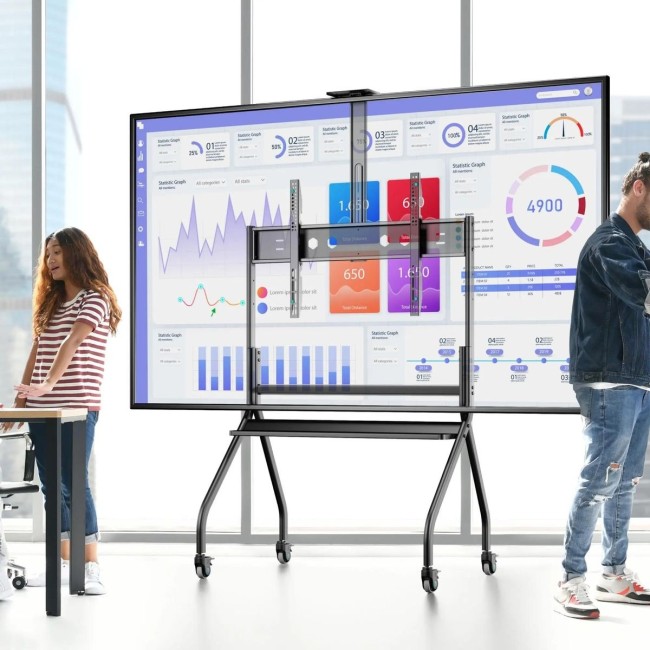 Мобильная стойка ONKRON на 1 ТВ ONKRON TS2080 BLACK