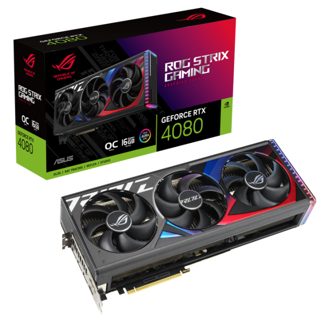 Видеокарта ASUS ROG STRIX RTX4080 O16 GGAMING Видеокарта ASUS ROG STRIX RTX4080 O16 GGAMING
