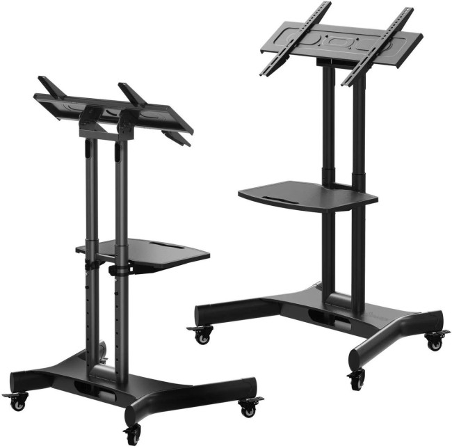 Мобильная стойка ONKRON на 1 для ТВ и сенсорных панелей ONKRON TS1350 BLACK