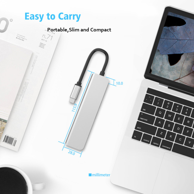 Адаптер Type-CM-->HDMI 4K*30Hz+2*USB3.0+TF+SD+PD AlumiShell, VCOM <CU4371> VCOM CU4371 Адаптер Type-CM-->HDMI 4K*30Hz+2*USB3.0+TF+SD+PD AlumiShell, VCOM <CU4371> VCOM CU4371