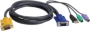 Шнур, мон., клав.+мышь USB, SPHD=>HD DB15+USB A-Тип+2x6MINI-DIN, Male-4xMale, 8+8 проводов, опрессованный, 3 метр., черный, (с поддерKой KVM PS/2) ATEN 2L-5303UP Шнур, мон., клав.+мышь USB, SPHD=>HD DB15+USB A-Тип+2x6MINI-DIN, Male-4xMale, 8+8 проводов, опрессованный, 3 метр., черный, (с поддерKой KVM PS/2) ATEN 2L-5303UP