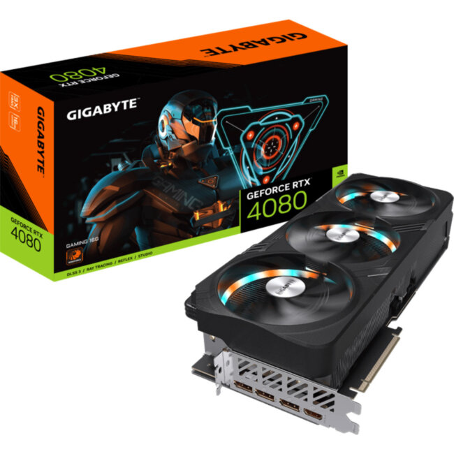 Видеокарта GeForce RTX 4080 GAMING (GV-N4080GAMING-16GD) Видеокарта GeForce RTX 4080 GAMING (GV-N4080GAMING-16GD)
