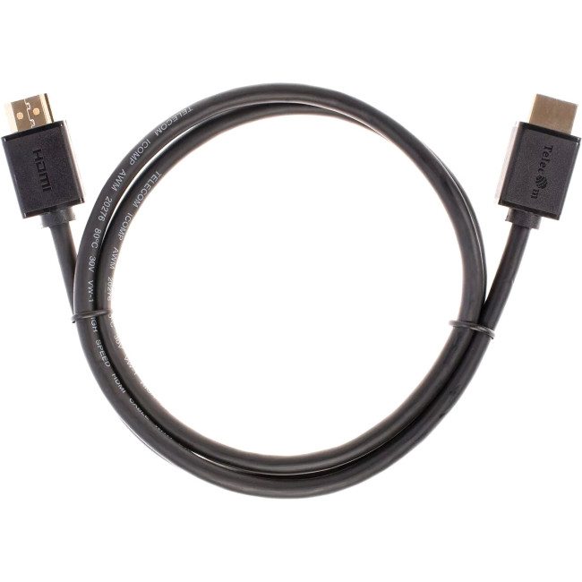 Кабель HDMI-19M --- HDMI-19M ver 2.0+3D/Ethernet ,1m Telecom <TCG215-1M> VCOM TCG215-1M Кабель HDMI-19M --- HDMI-19M ver 2.0+3D/Ethernet ,1m Telecom <TCG215-1M> VCOM TCG215-1M